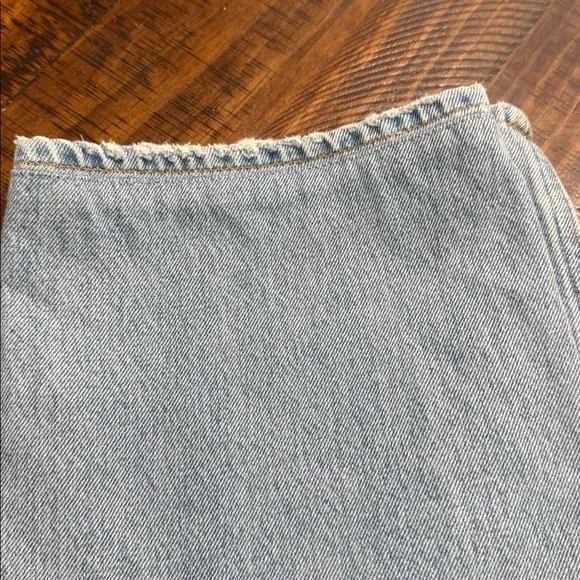 AGOLDE Lettuce Waistband Reworked High Rise Fitted 90s Jeans - Picture 13 of 15